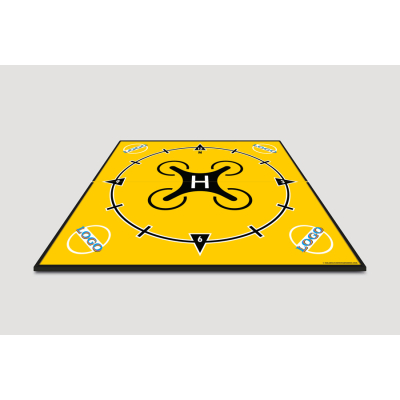 Drone landing pad - Navigation Clock Direction - Personalised - With Rubber Bumper