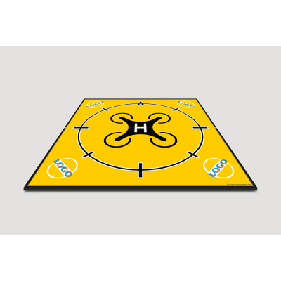 Drone Landing Pad - Navigation Wind Direction - Personalised - With Rubber Bumper