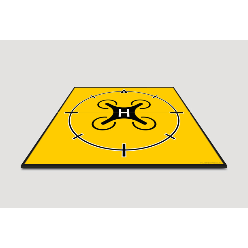 Drone landingsplatform – Navigatie Windrichting – Met Rubber Bumper