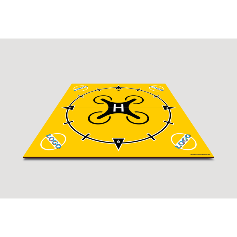 Drone landingsplatform – Navigatie Klokrichting – Gepersonaliseerd