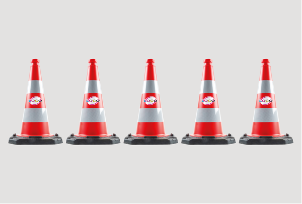 Professional traffic cone 50 cm - Personalised (Logo/image Full Colour)