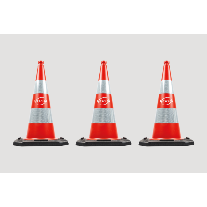 Professional traffic cone 75 cm - Personalised (Logo/image 1 colour) Minimum order 3 pieces